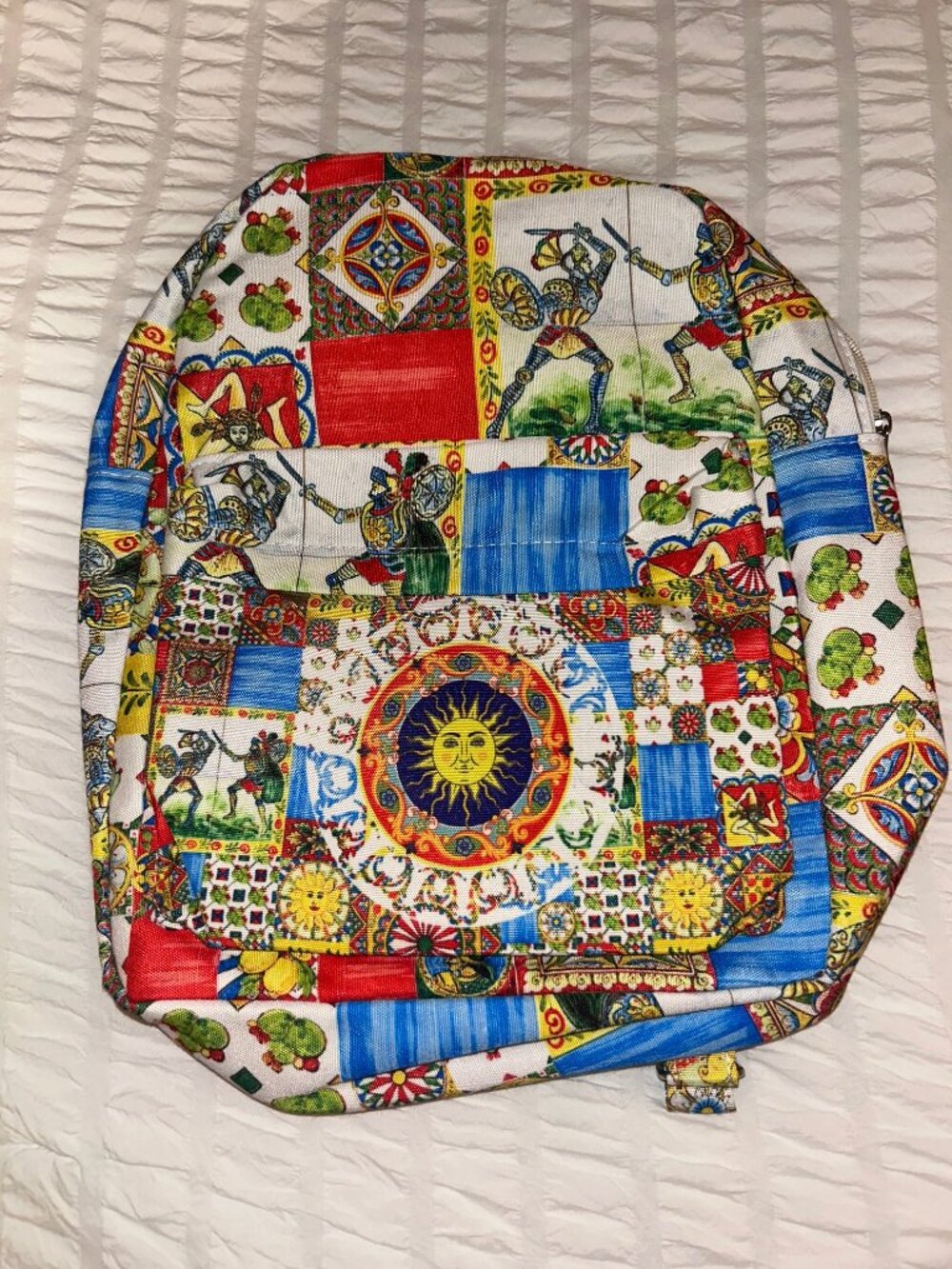 NWT Authentic Sicilian Carretto Mini Backpack - From Sicily Italy 13x13